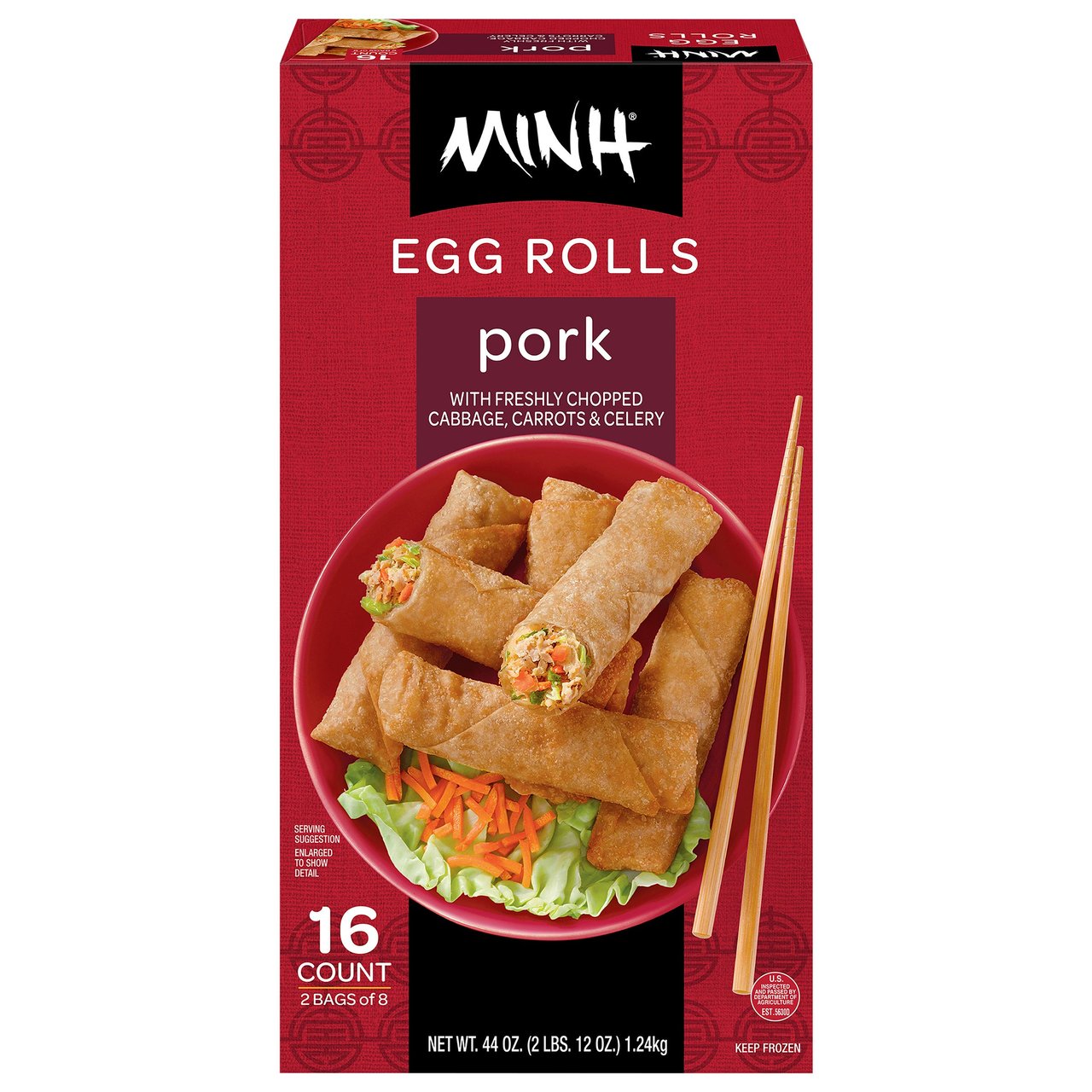 Minh Pork Egg Rolls, 16 Count, 44 oz - Image 1