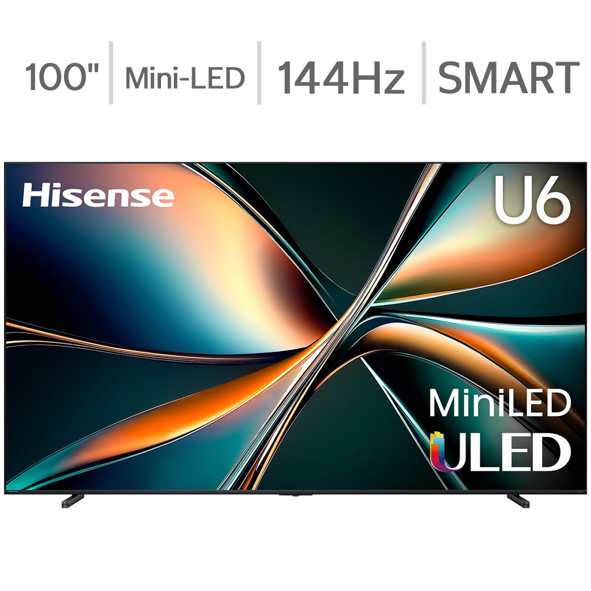 Hisense 100-Inch Class U6 4K Mini-LED Smart TV - Image 1