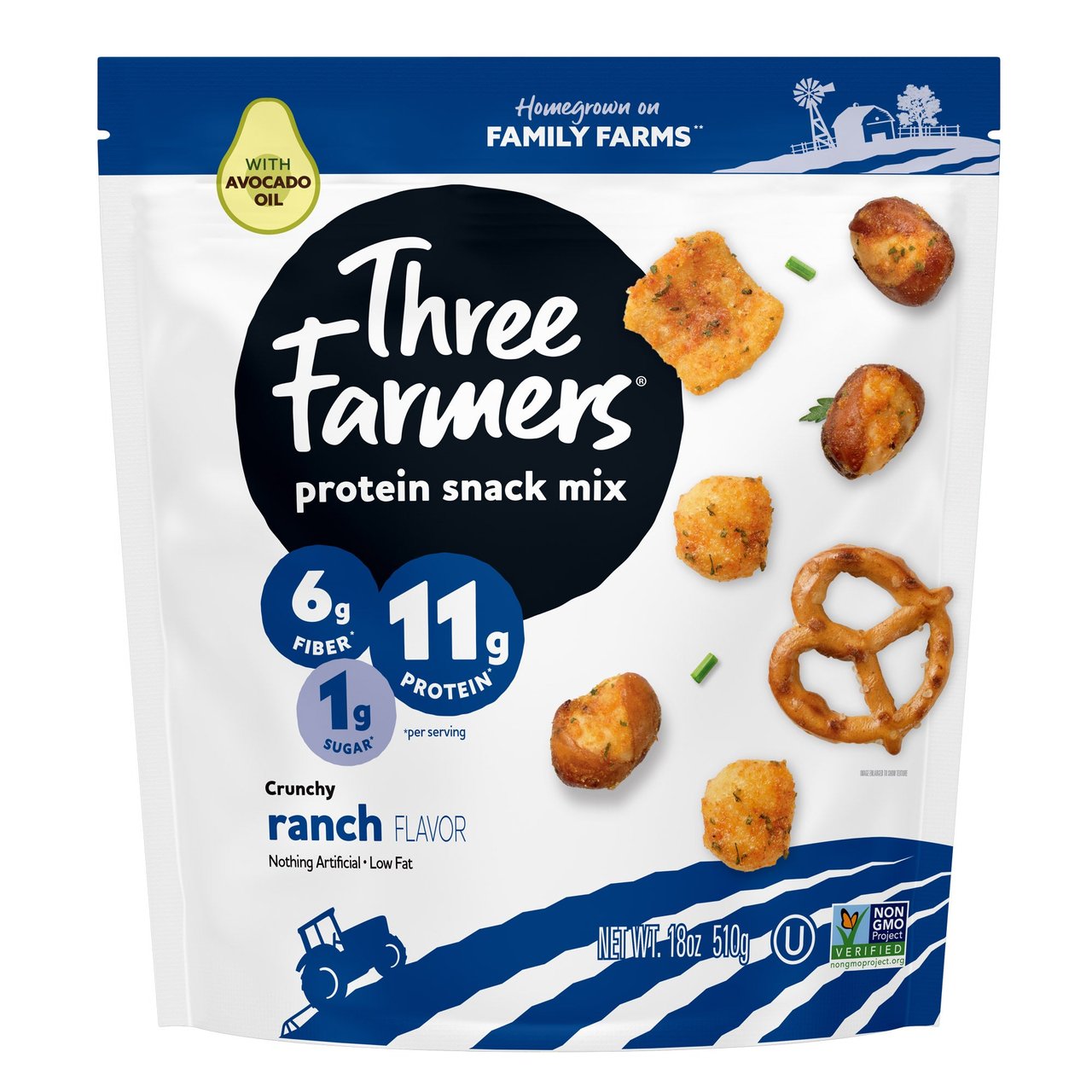 THREE FARMERS RANCH PROTEIN MIX 18 OUNCES - Image 1