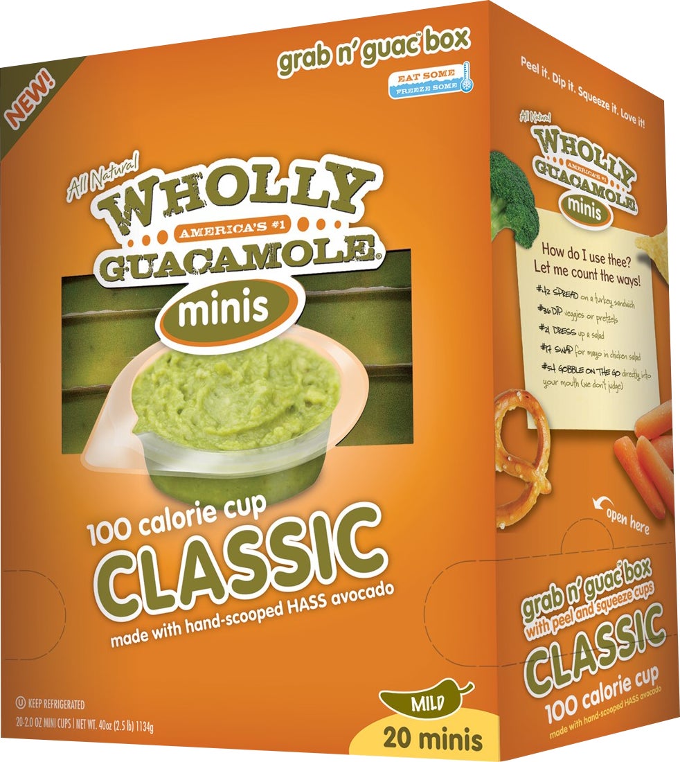 Wholly Guacamole Classic Guacamole Cups 20/2 oz - Image 1