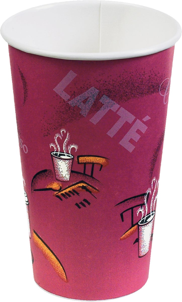 Solo 16 oz Bistro Hot Cup 500 CT 316SI5-0041