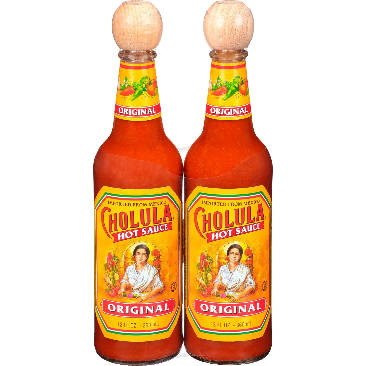 Cholula Hot Sauce 2/12 Ounce Bottles - Image 1