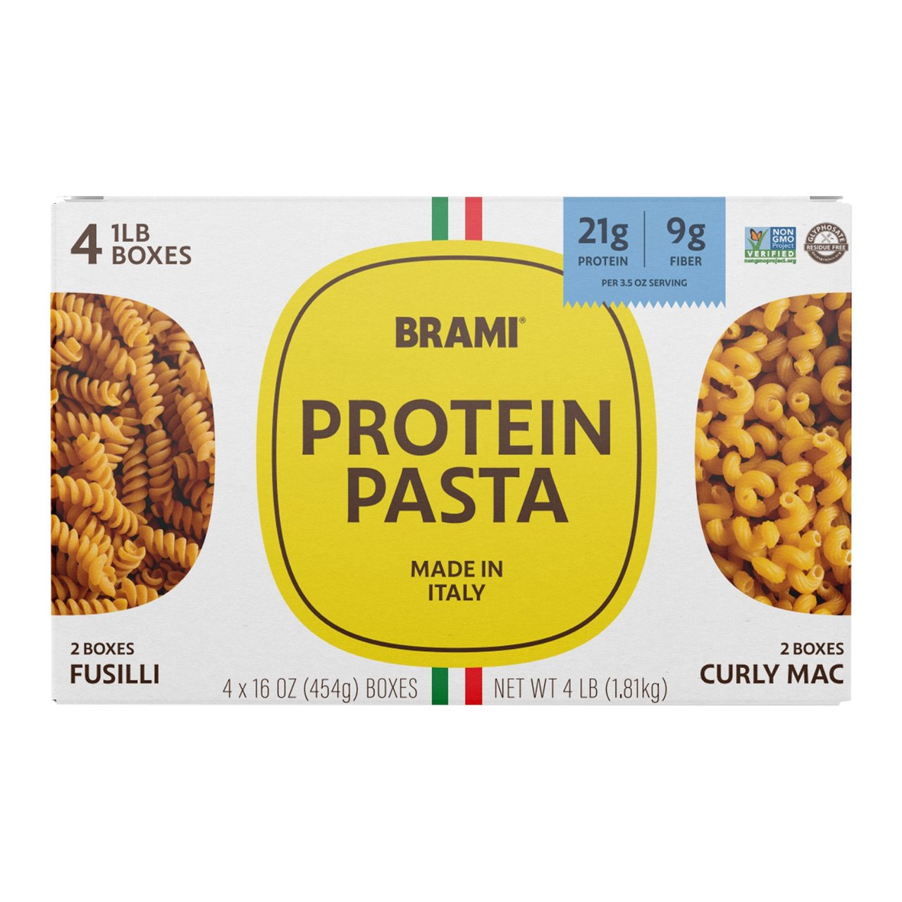 Brami Protein Pasta 4/16 oz (4 lbs) - Image 1