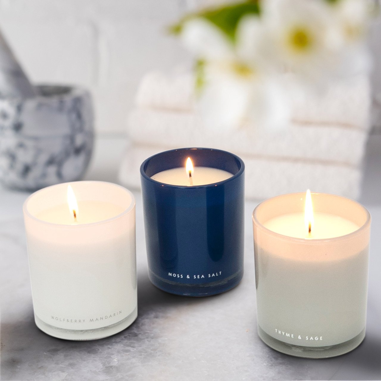 W+L 3-Pack Candle Set, 11 oz - Image 1