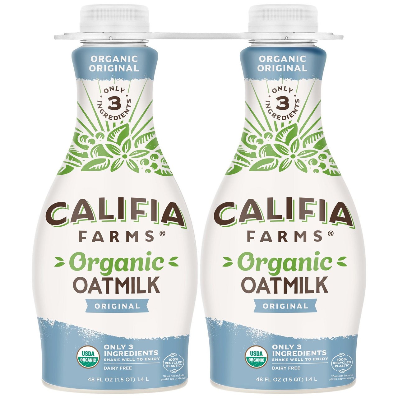 Califia Farms Organic Oat Milk 2 Pack 48 Ounces Each - Image 1