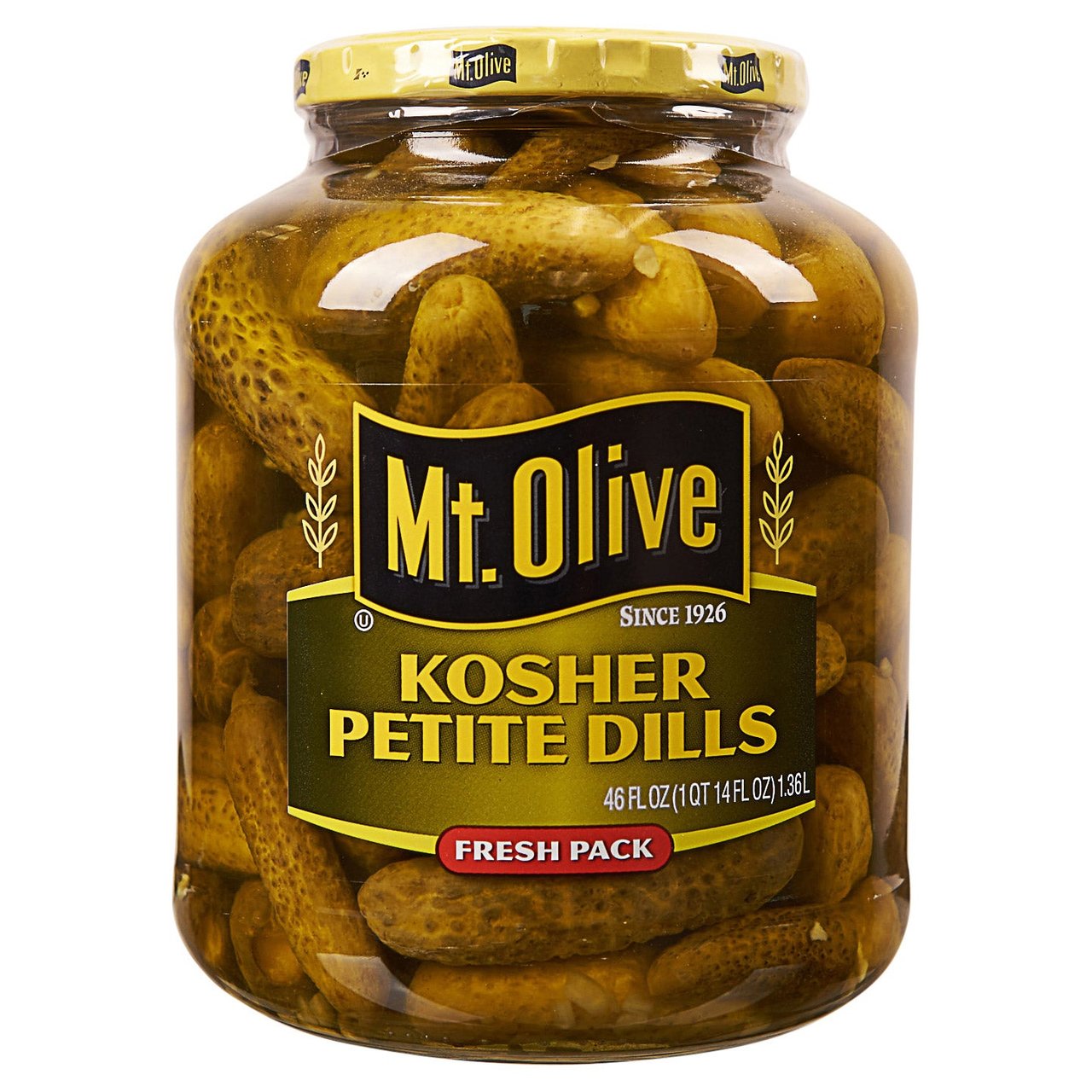 Mt. Olive Kosher Petite Dills 46 Ounces - Image 1