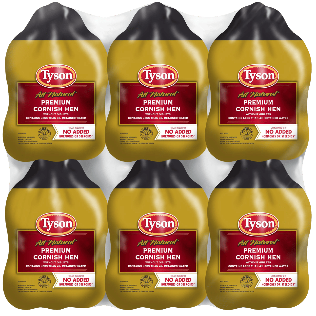 Tyson Premium Cornish Game Hens 6/25 oz - Image 1