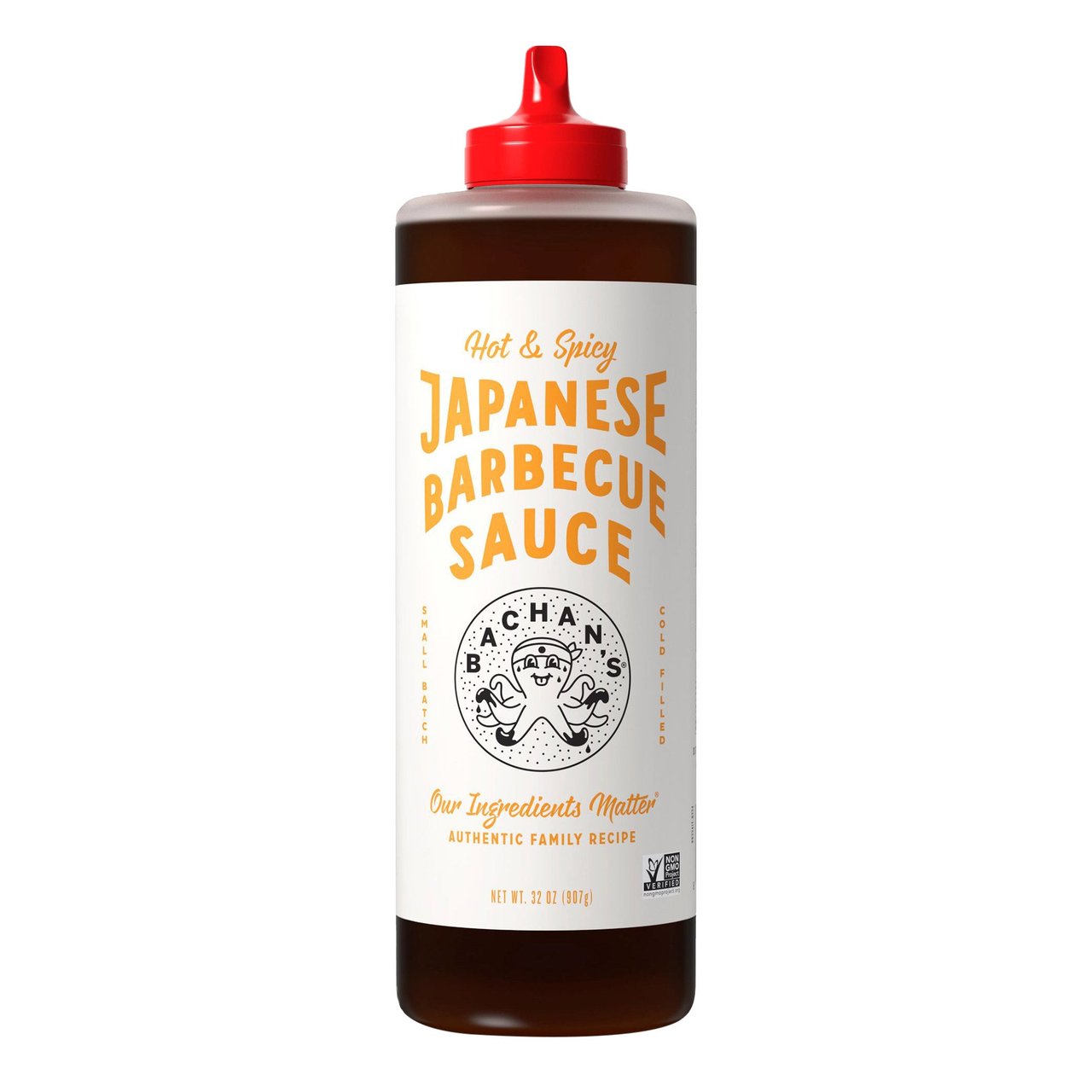 Bachan's Hot and Spicy Japanese Barbecue Sauce, 32 oz - Image 1