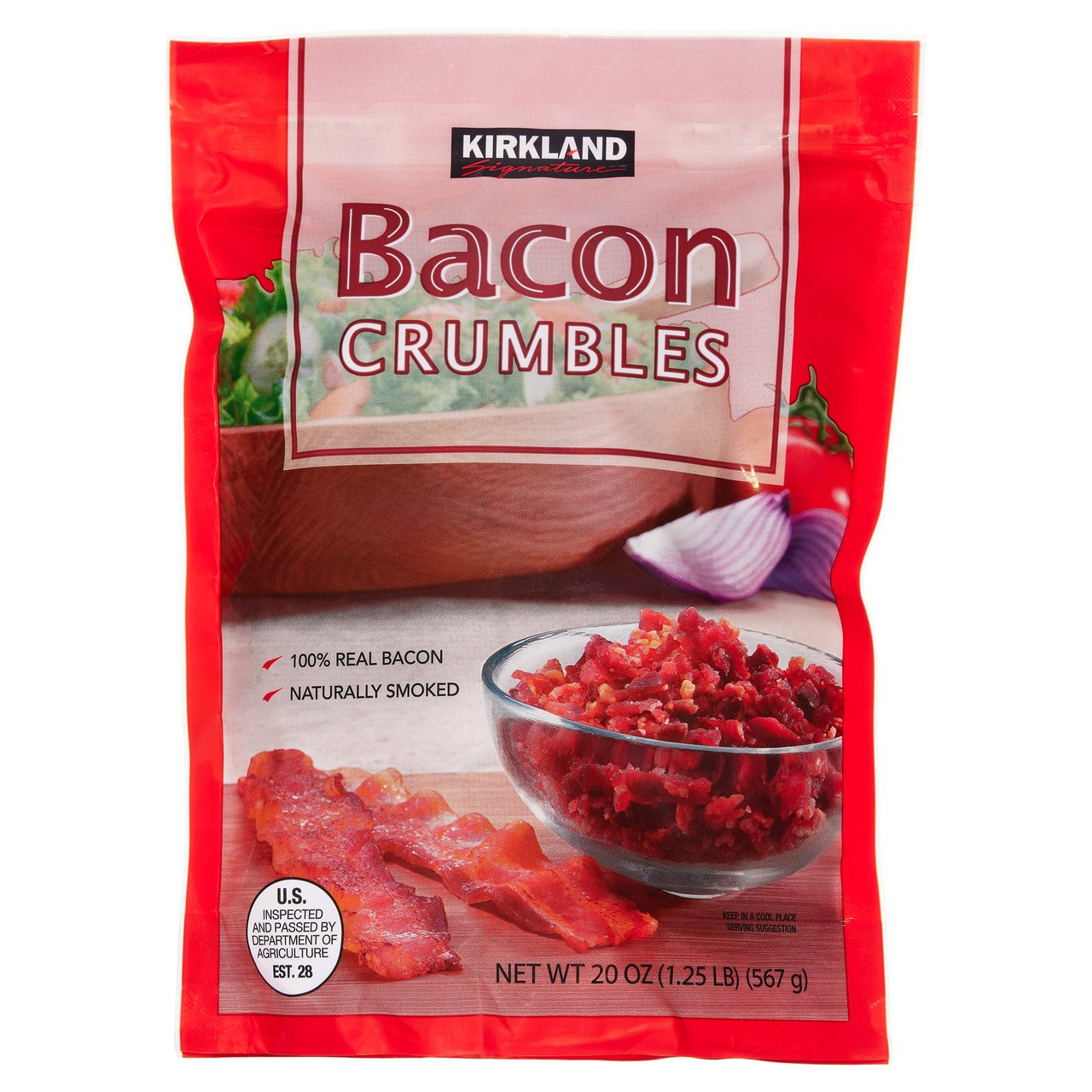 Kirkland Signature Bacon Crumbles 20 Ounce Bag - Image 1