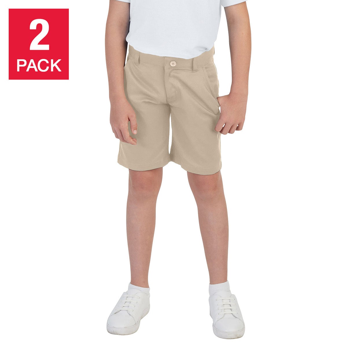 French Toast Youth 2-Pack Performance Shorts - Image 1