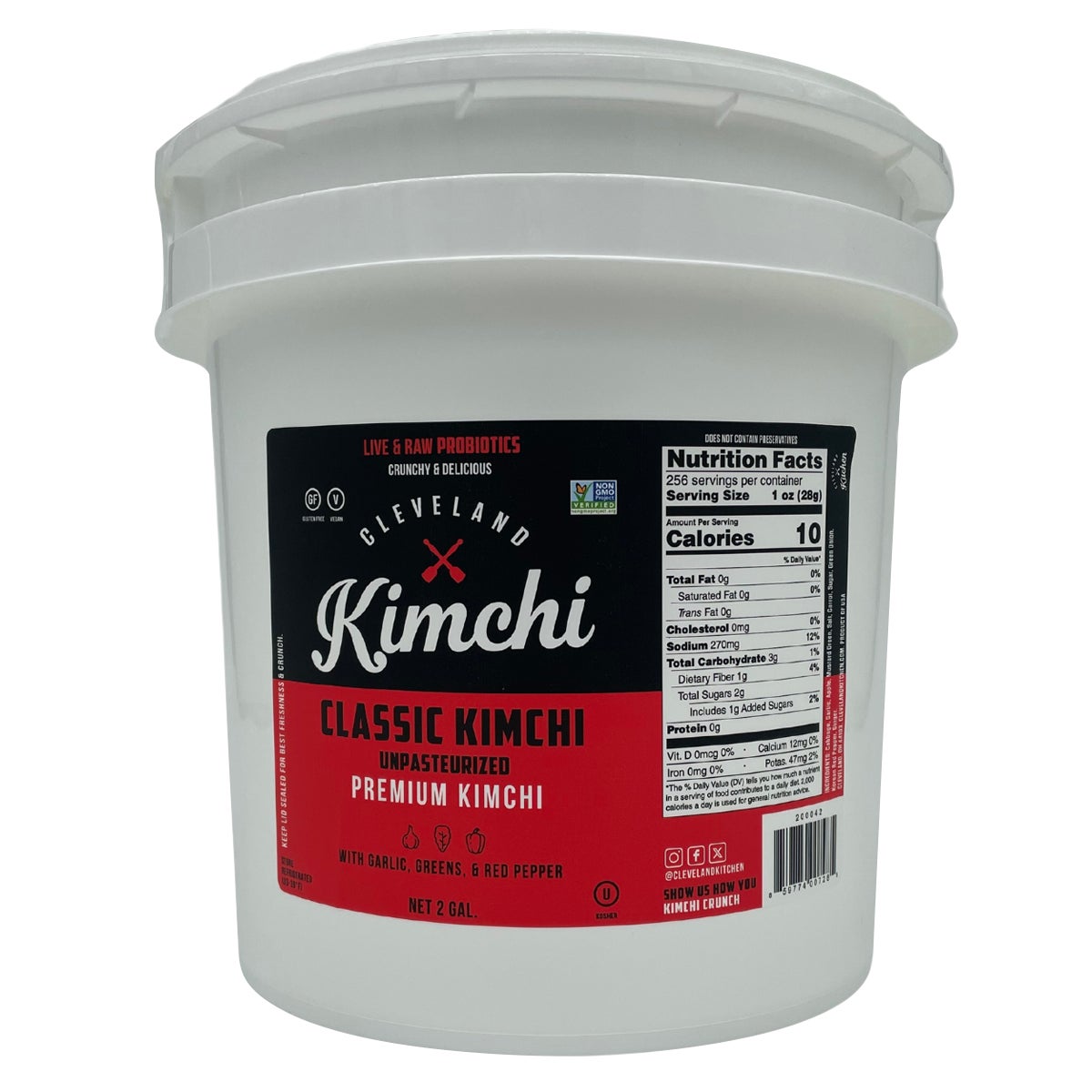 Cleveland Kitchen Classic Kimchi Pail 2 Gallons