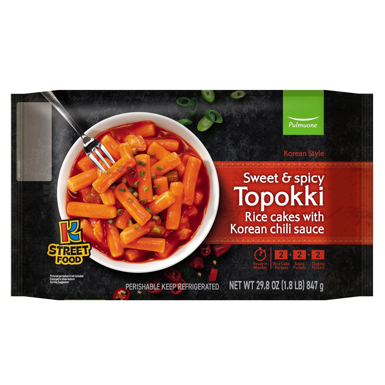 Pulmuone Sweet & Spicy Topokki 29.9 oz - Image 1