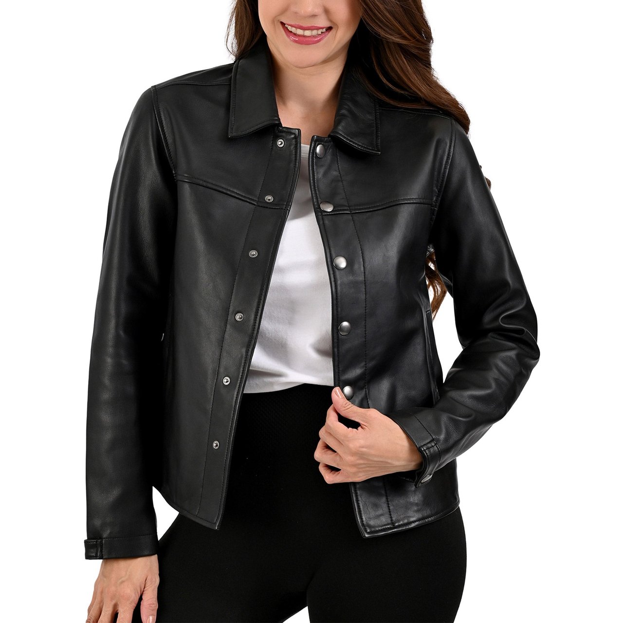 Frye Women's Leather Jacket - Image 1