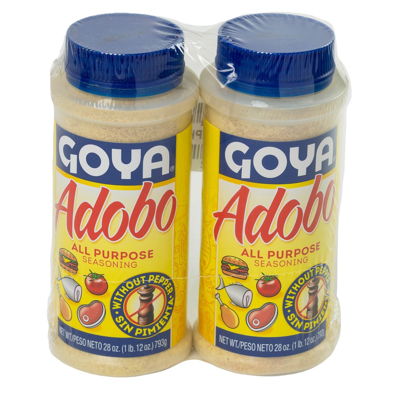 Goya Adobo All-Purpose Seasoning without Pepper, 2 Pack, 28 oz Each - Image 1