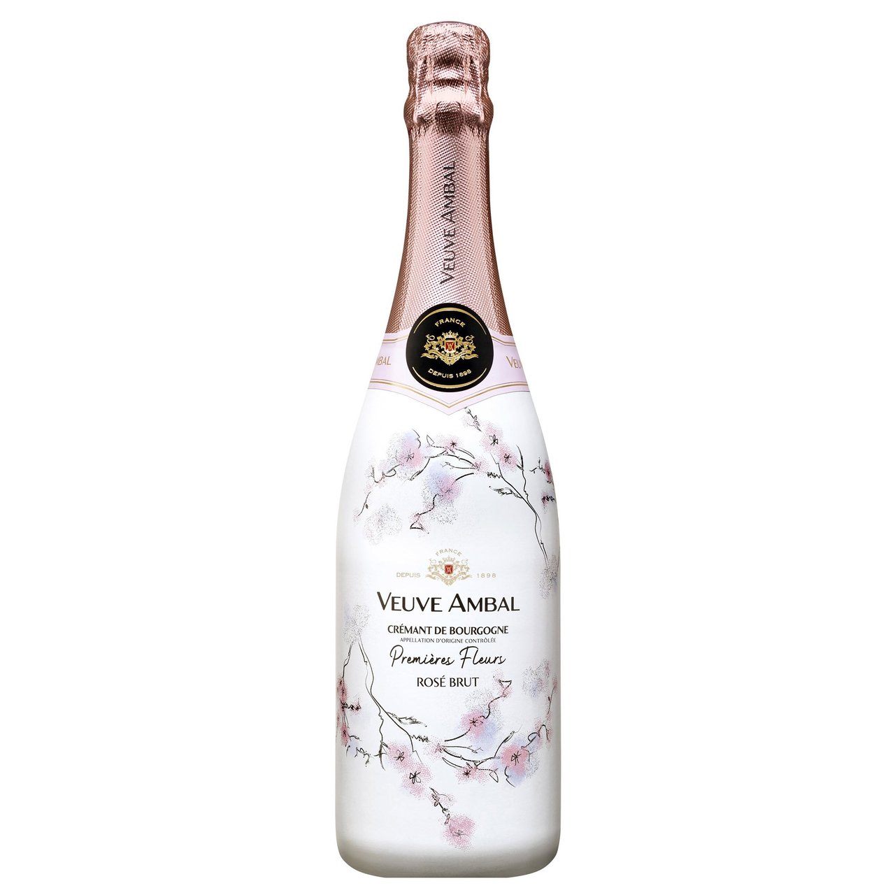 Veuve Ambal Crémant Rosé Brut France 750 mL - Image 1
