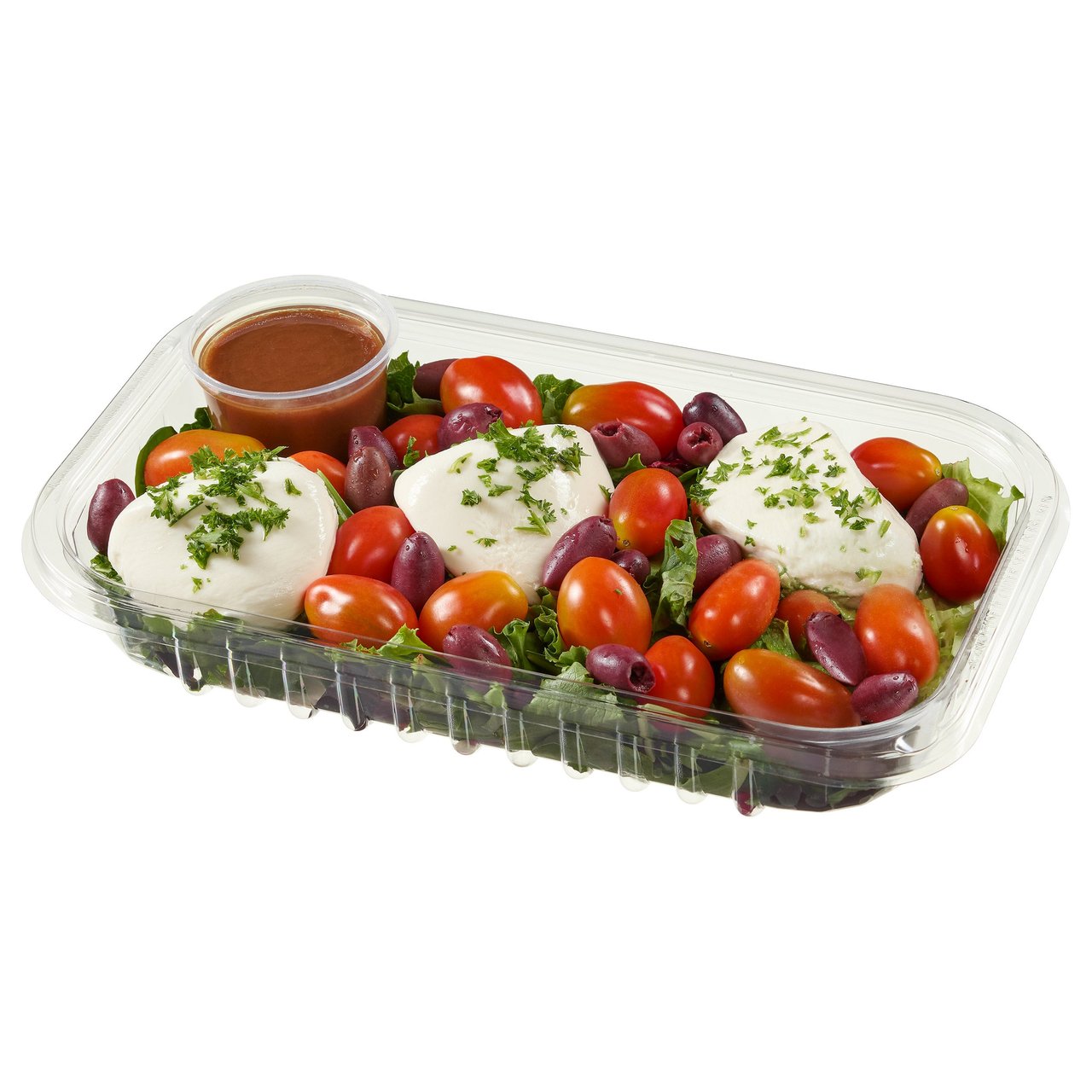 BURRATA SALAD WITH BALSAMIC DRESSING PER LB - Image 1