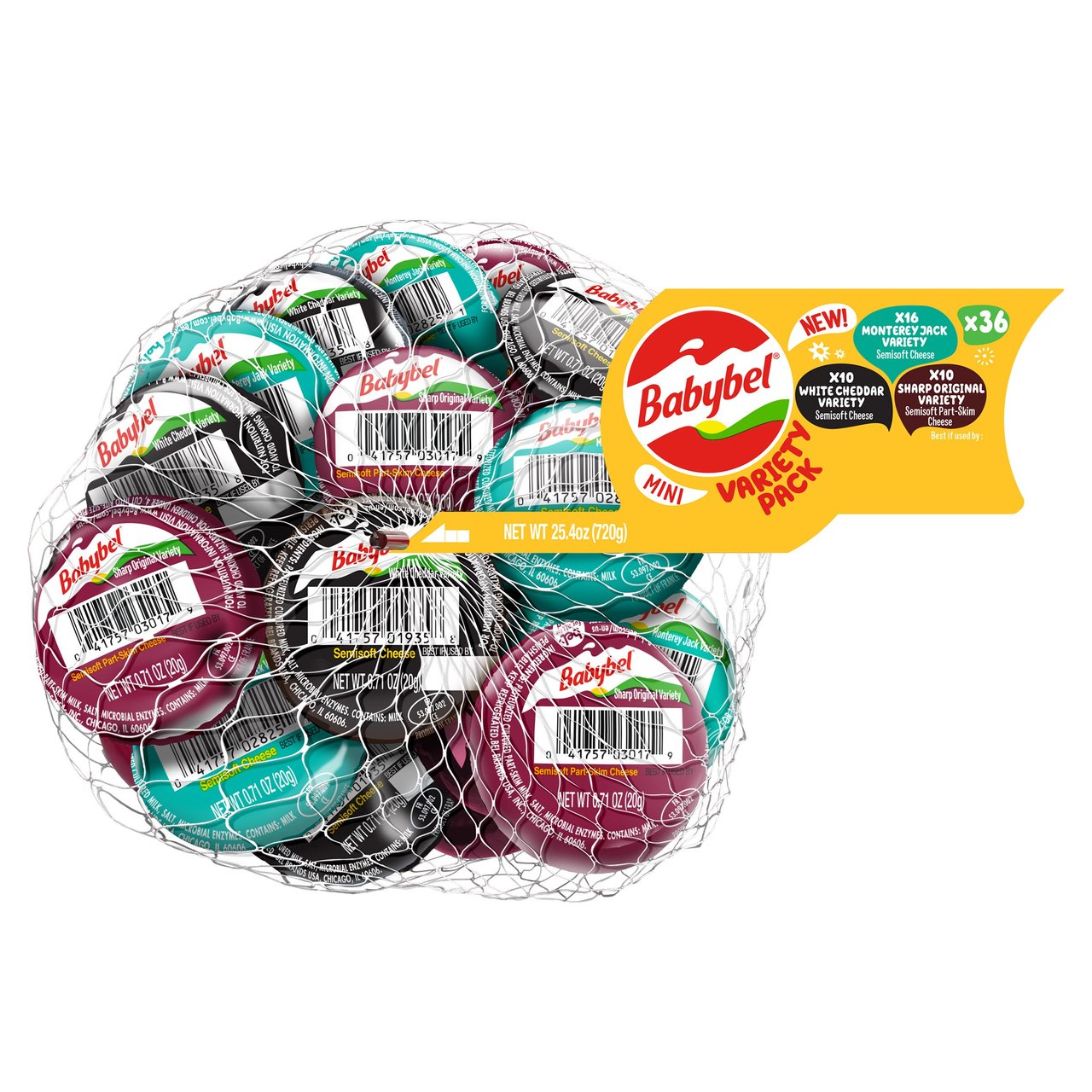 Bel Brands Mini Babybel Variety Pack, 36 Count / 25.4 oz - Image 1
