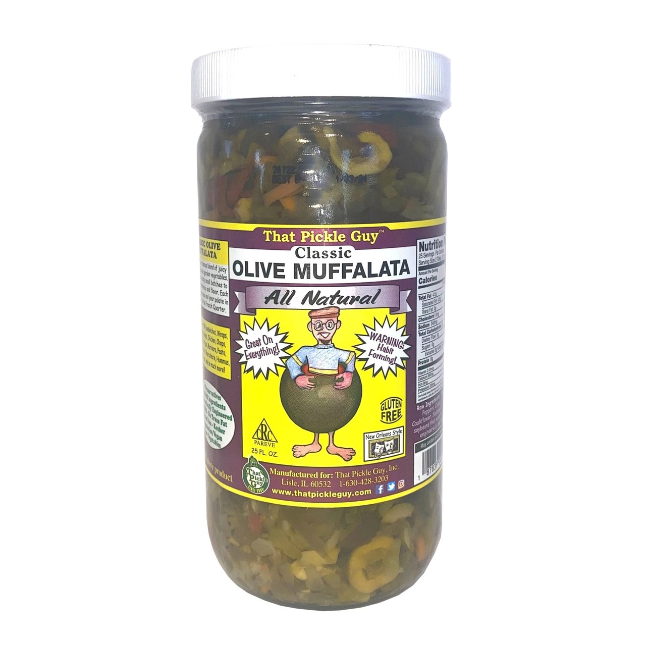 That Pickle Guy Classic Olive Muffalata 25 oz - Image 1