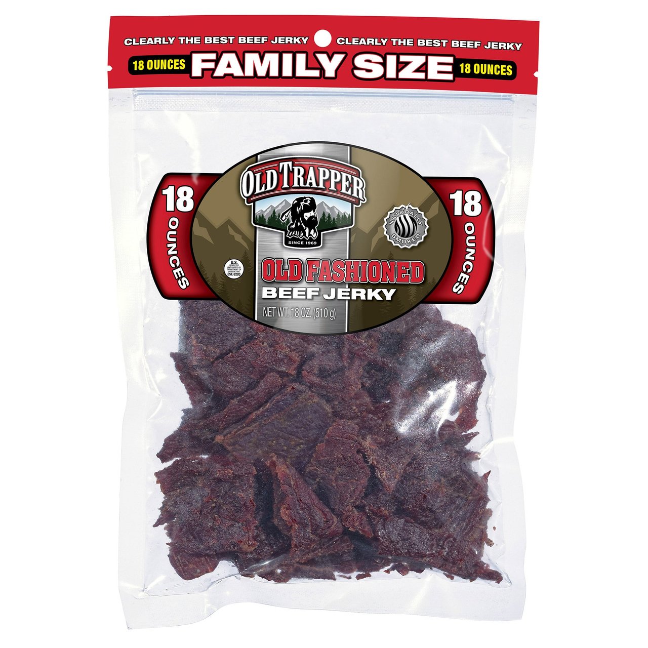 Old Trapper Old Fashioned Beef Jerky 18 oz
