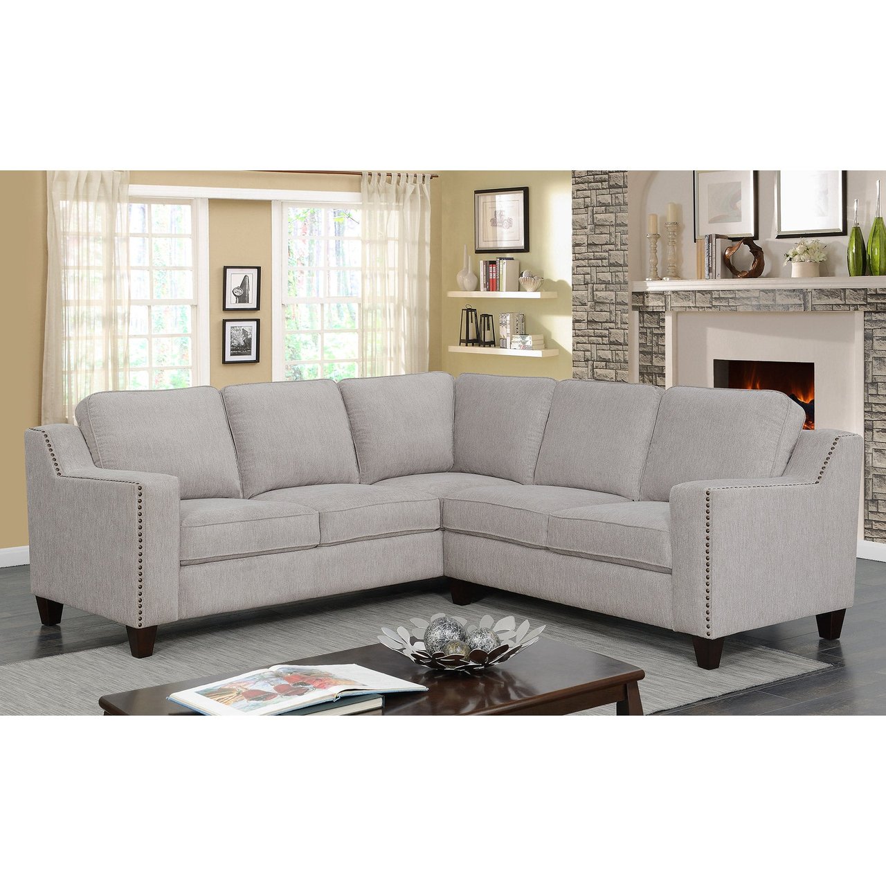 Ellendale Fabric Sectional - Image 1