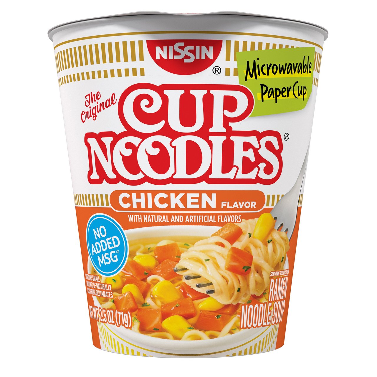 Nissin Cup Noodles Chicken Flavor 24/2.5 oz - Image 1