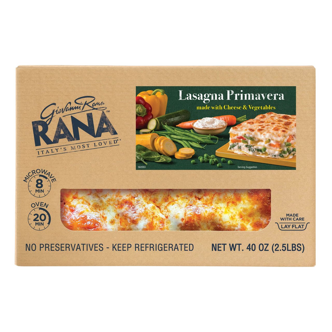 Rana Vegetable Lasagna 42 Ounces - Image 1