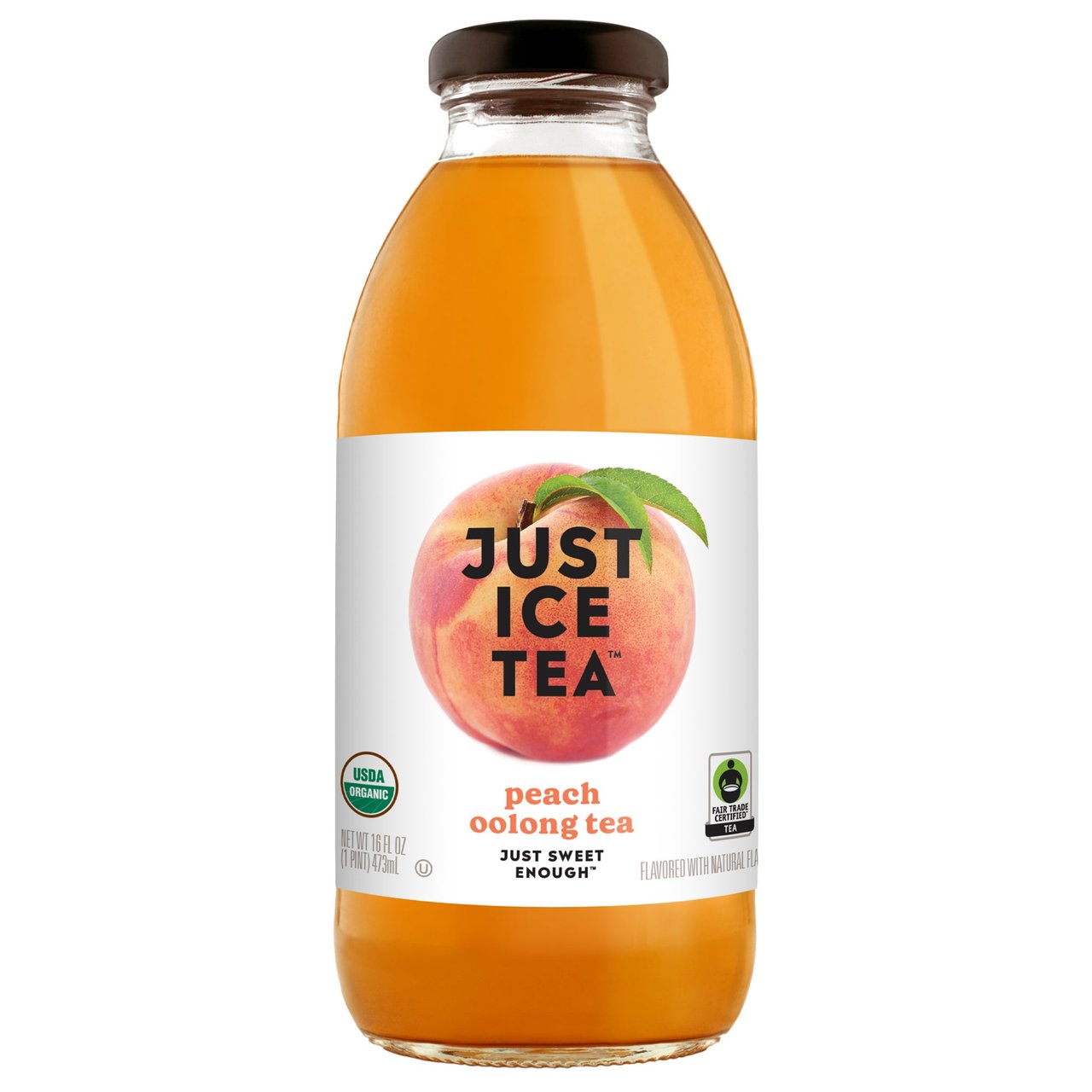 Just Ice Tea Peach Oolong Tea, 12/16 fl oz - Image 1