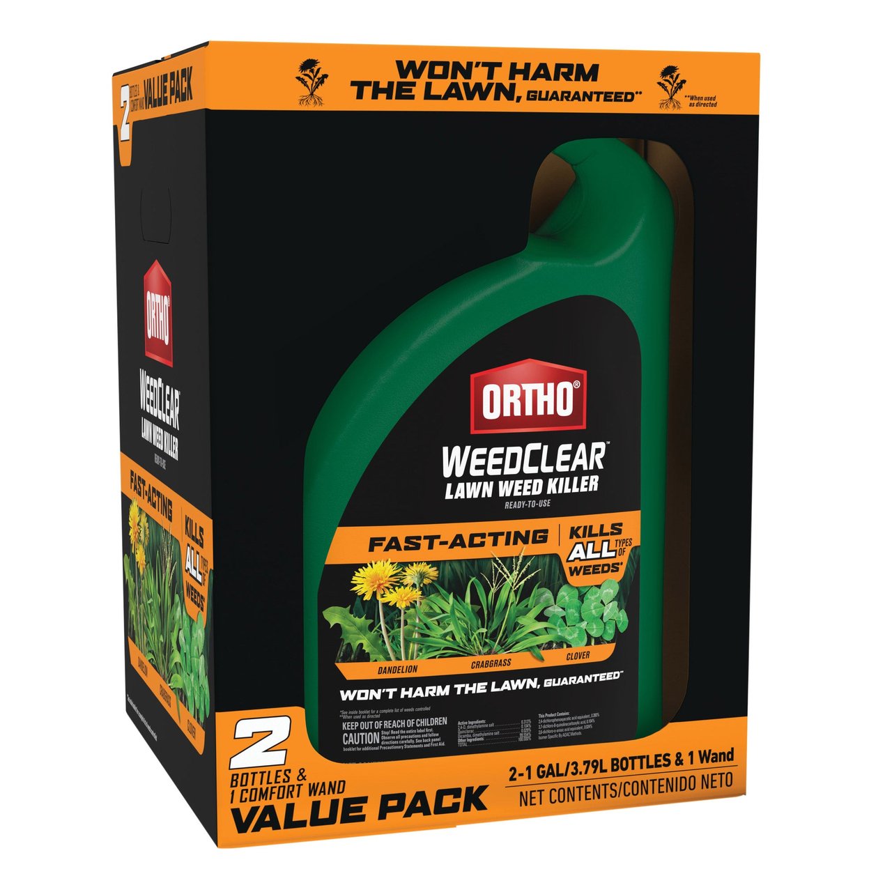 Ortho WeedClear Lawn Weed Killer 2-1 Gallon RTU +1 Wand - Image 1