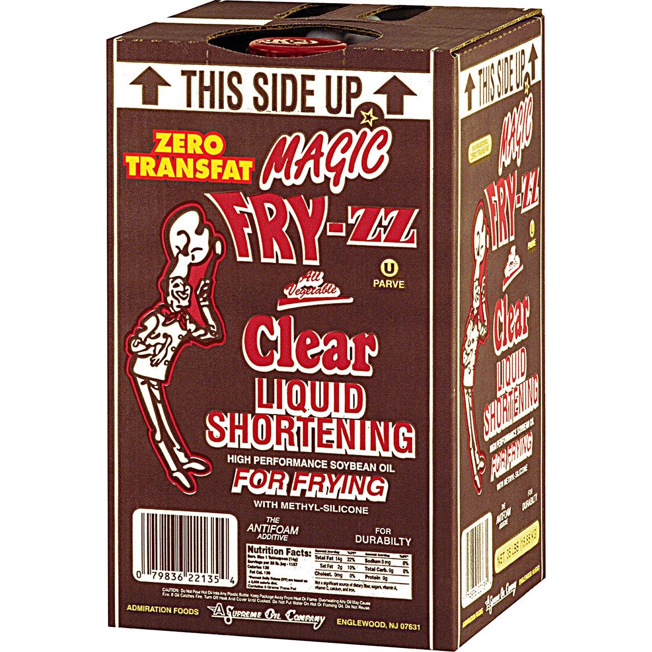 Magic Fry-ZZ Clear Liquid Shortening, 35 lbs
