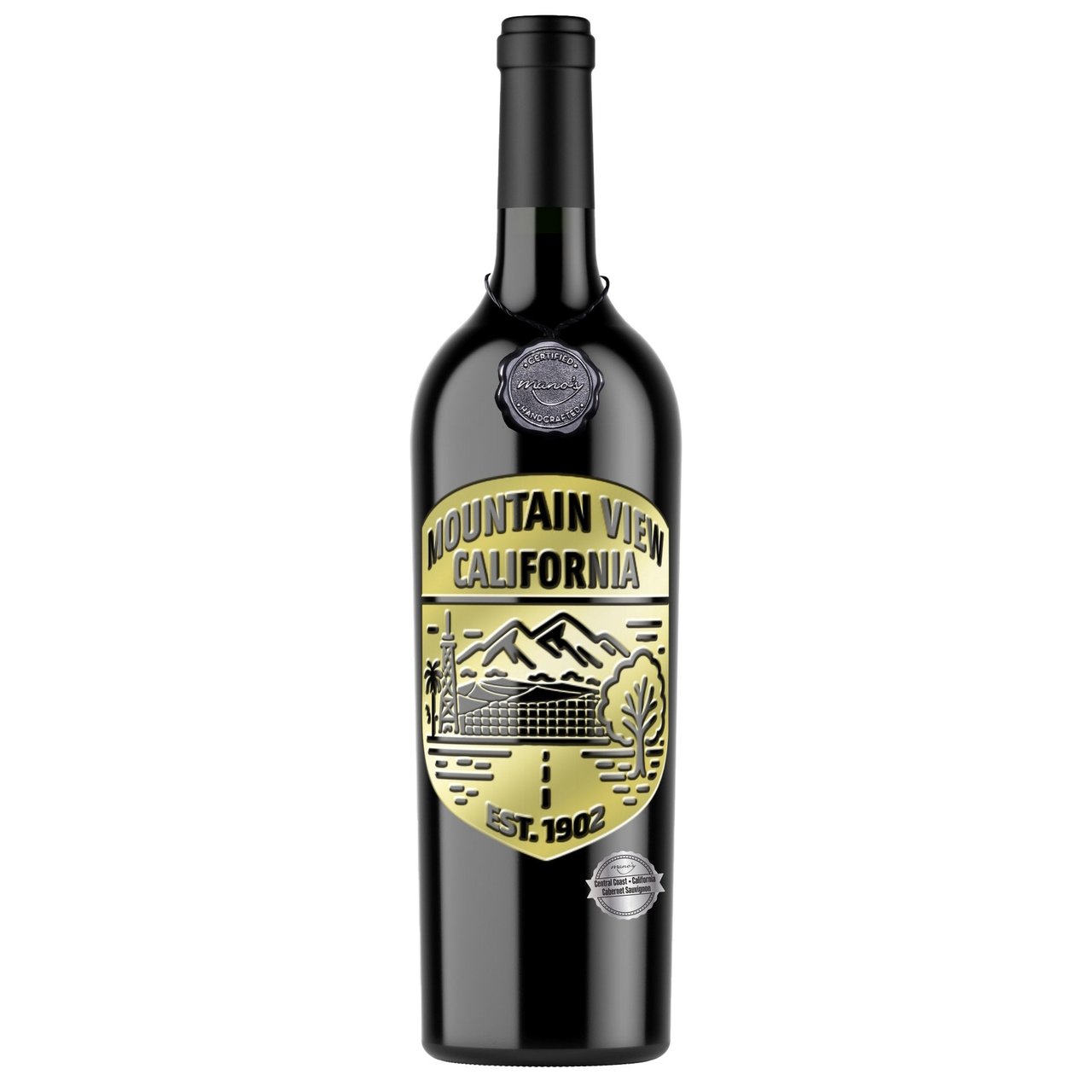 Mountain View Etched Cabernet Sauvignon Central Coast 750ML - Image 1