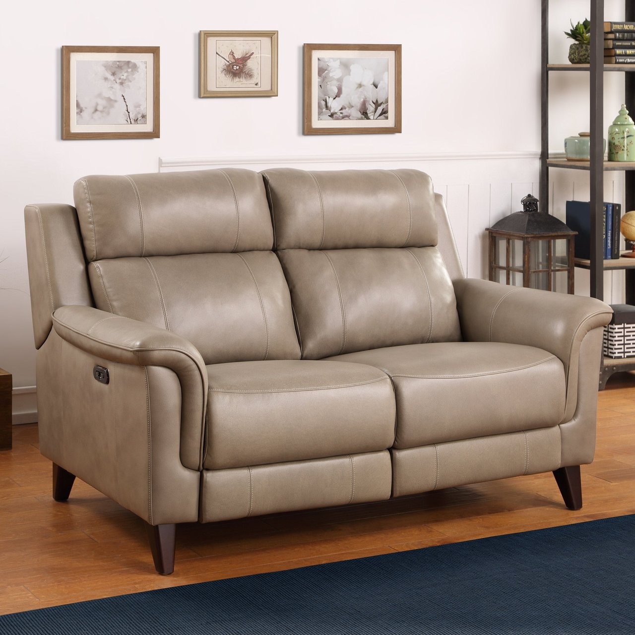 Northridge Home Avalon Park Leather Power Reclining Loveseat - Image 1