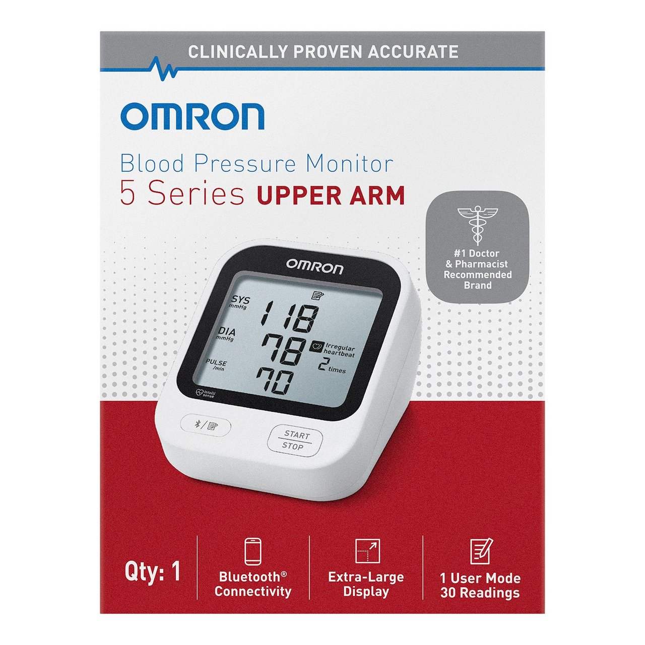 Omron 5 Series Upper Arm Blood Pressure Monitor - Image 1