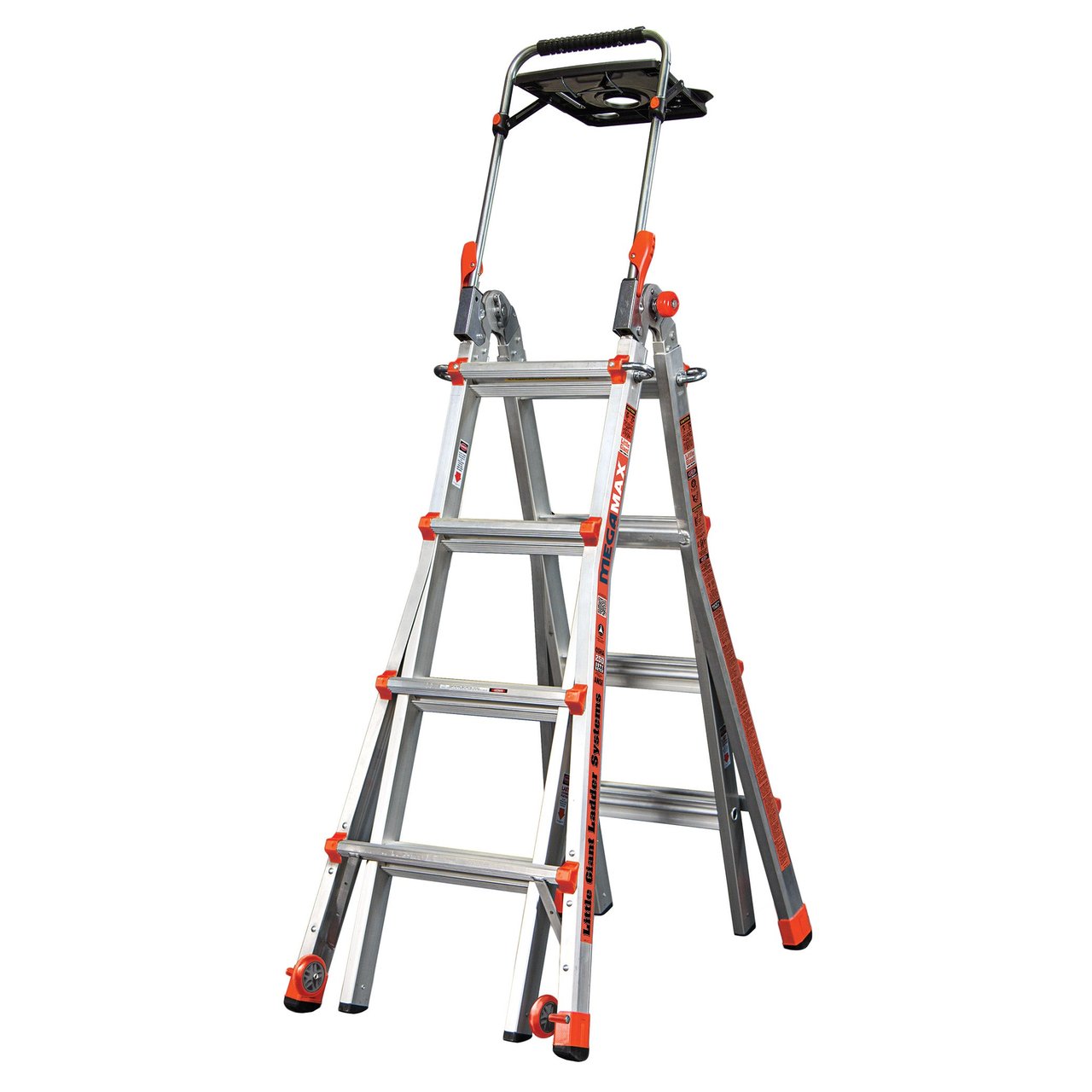 Little Giant MegaMax Multi-Use Type 1A Ladder, Extends to 15 ft Height - Image 1