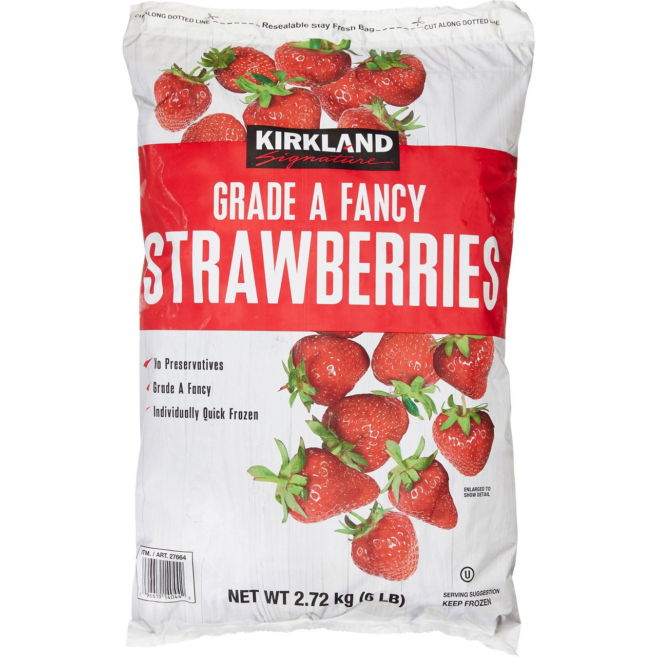 Kirkland Signature Whole Strawberries 6 lbs - Image 1