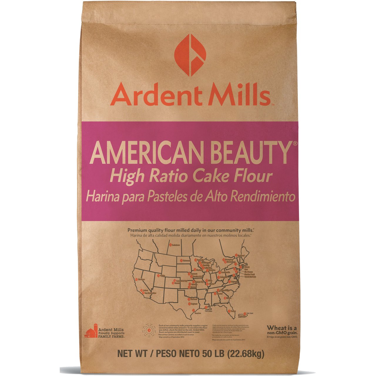 American Beauty High Ratio Cake Flour 50 lbs