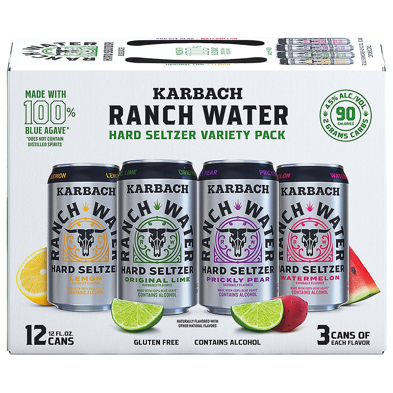 Karbach Ranch Water Hard Seltzer Variety Pack 12/12 oz Cans