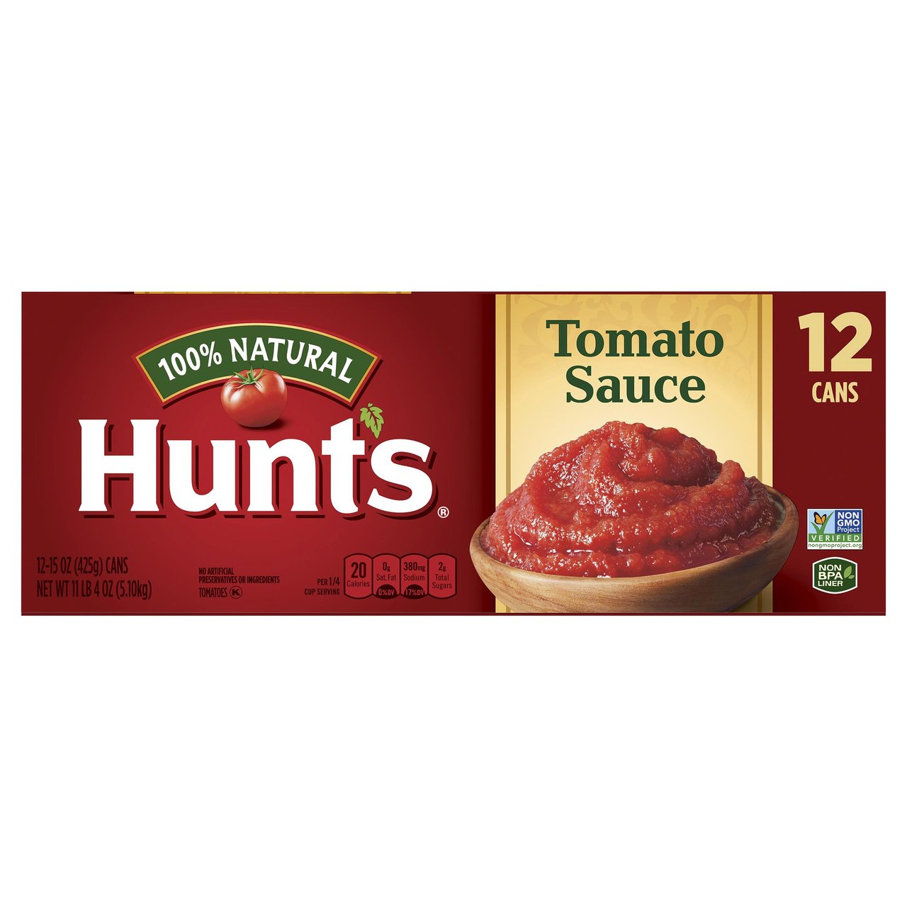 Hunt's Tomato Sauce, 12-Pack / 15 oz - Image 1
