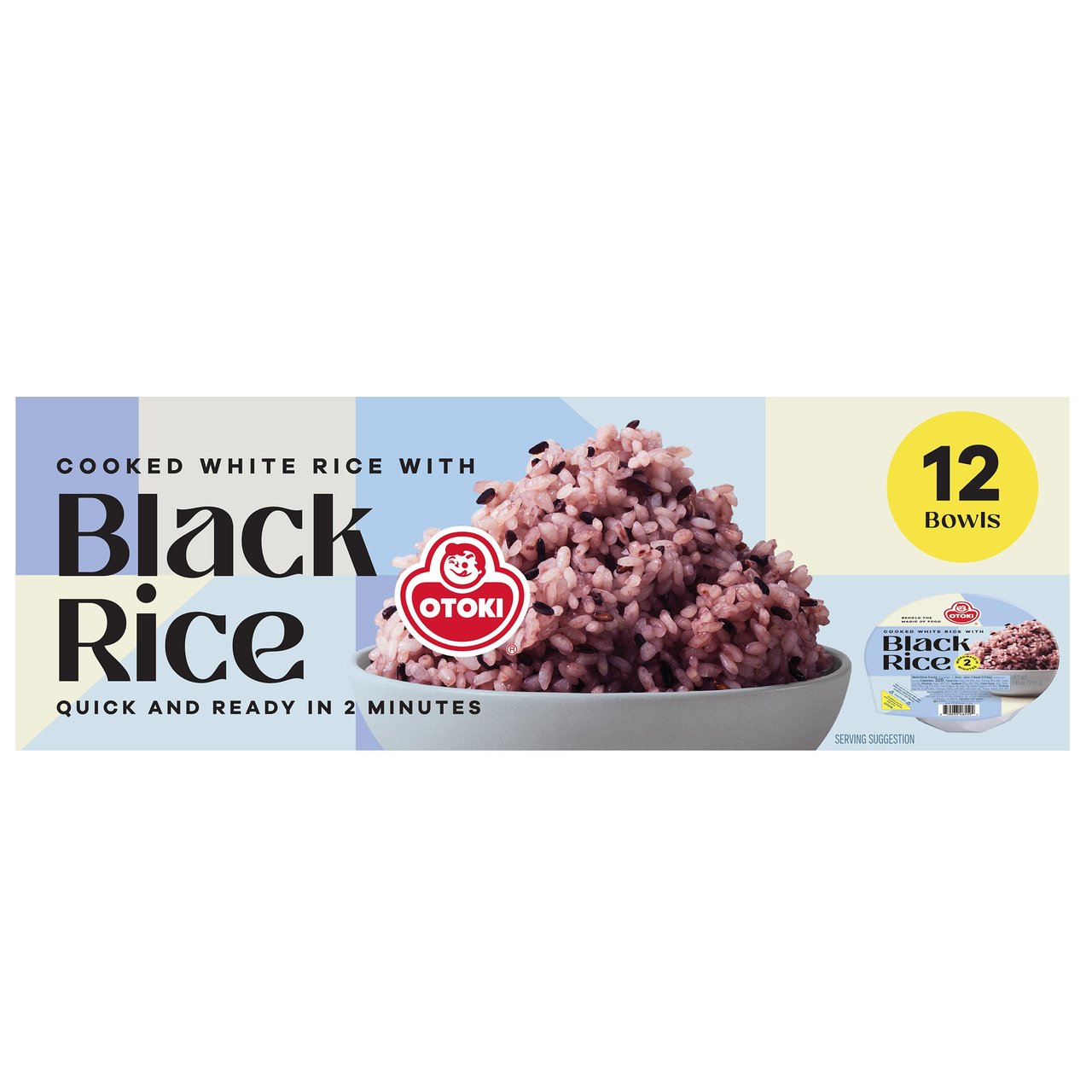 Otoki Cooked Black Rice 12 Cups 7.5 Ounces EA - Image 1