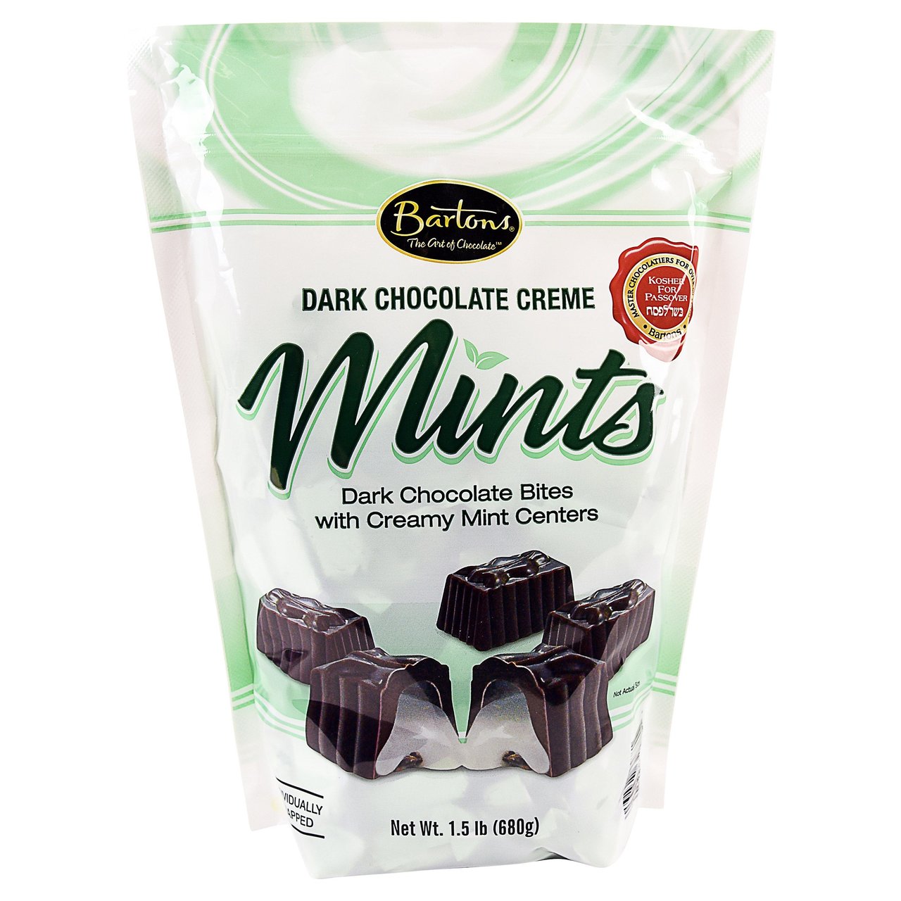 Barton's Dark Chocolate Creme Mints 24 oz (1.5 lbs)