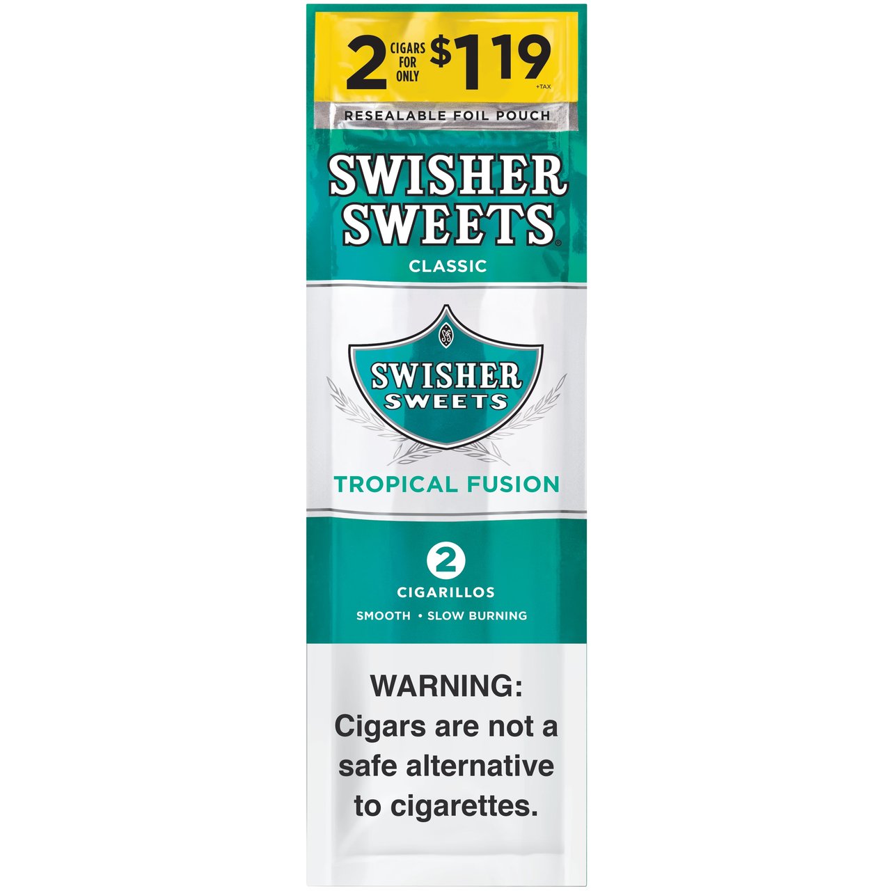 Swisher Sweets Tropical Fusion Cigarillos 30/2CT $1.19 Pre-Priced