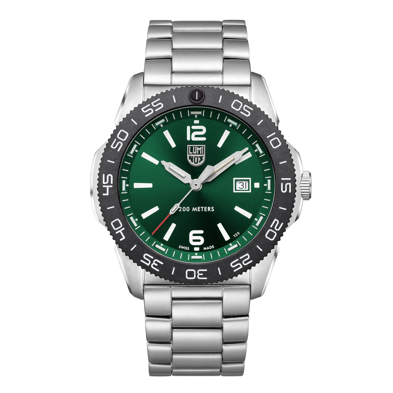 Luminox Pacific Diver Stainless Steel Green Dial Men's Quartz Watch, 44mm - Image 1