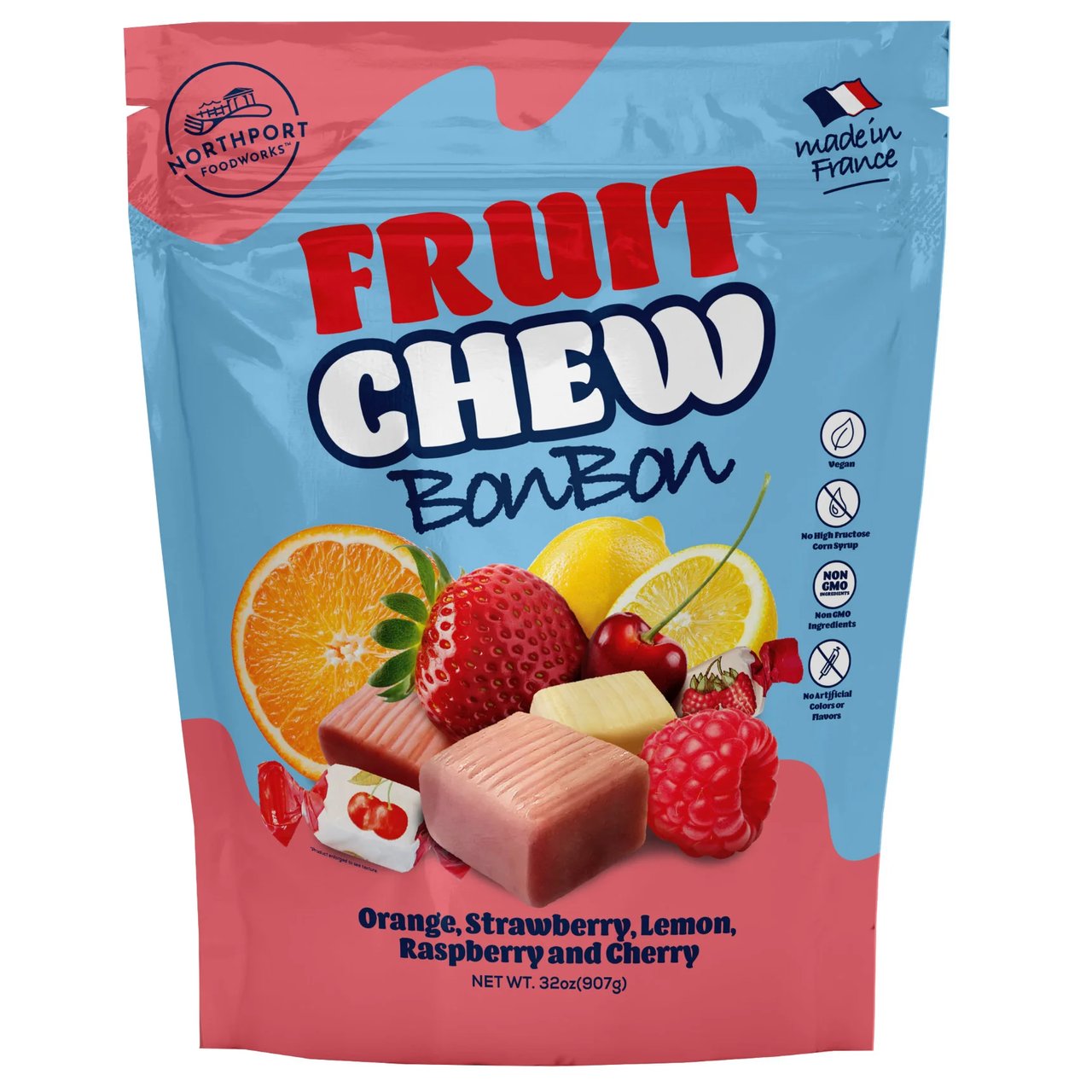 Northport Foodworks Fruit Chew Bonbon 32 Ounces - Image 1