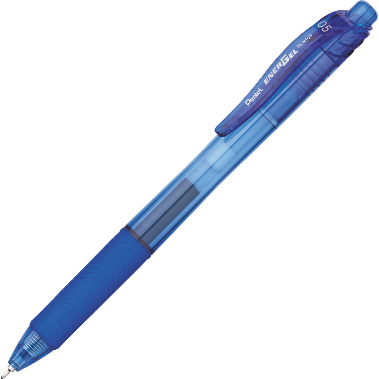 Pentel EnerGel-X RT Fine Point Gel Pen, Blue Ink, 12 ct (BLN105-C)