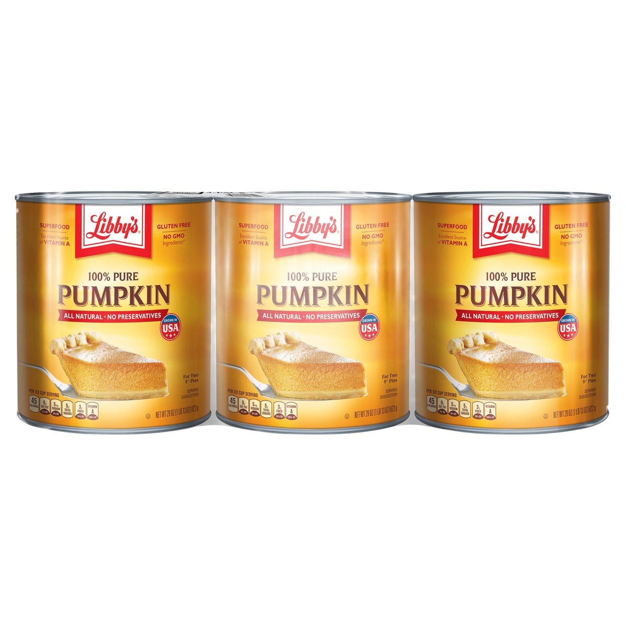 Libby's Canned Pumpkin 3 Pack 29 Ounces Each - Image 1