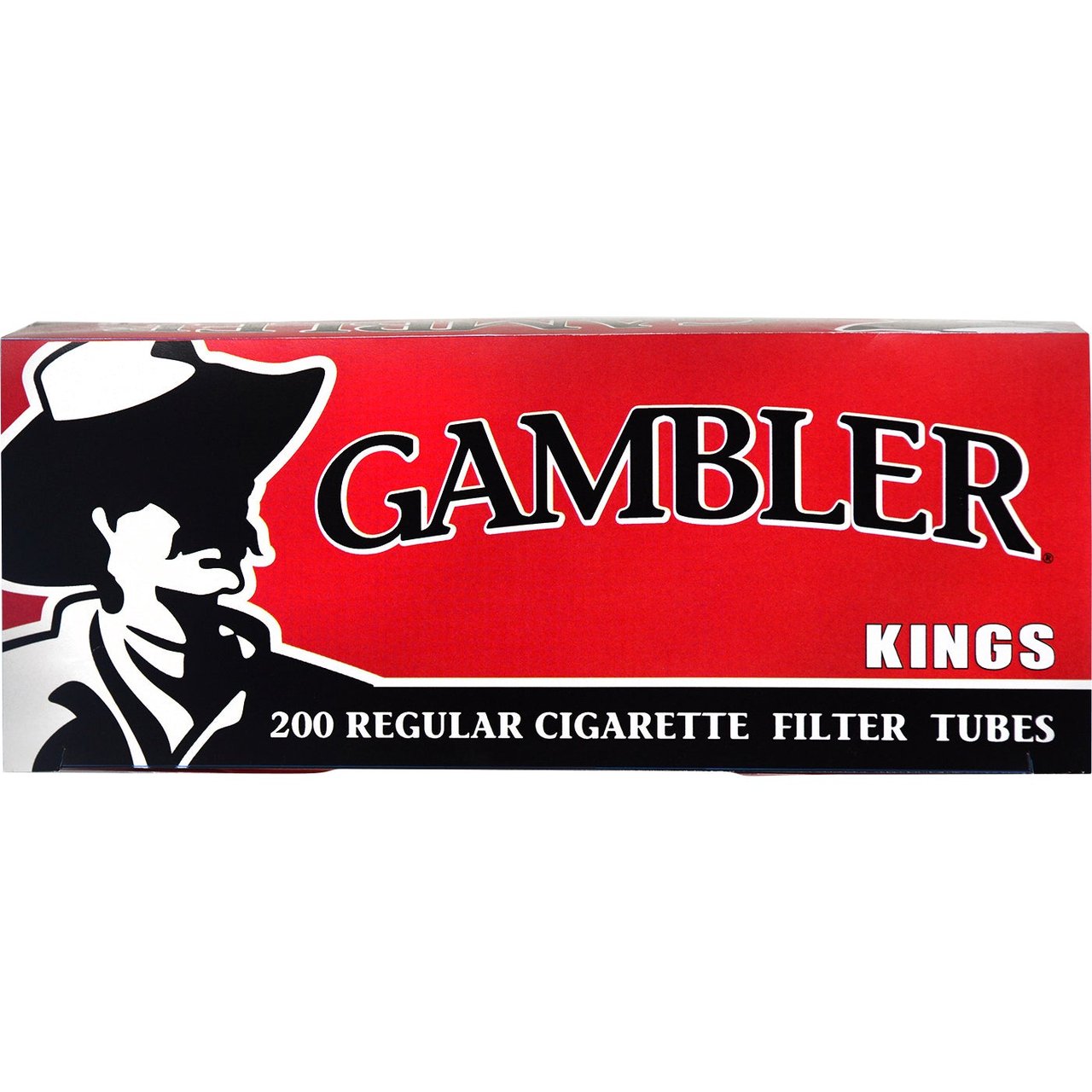 Gambler Regular Cigarette Tubes, 5-Pack (200 ct each)