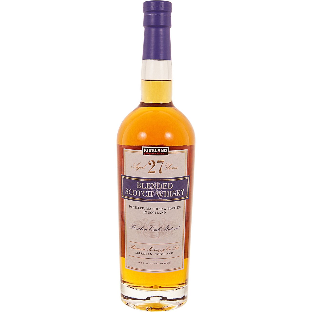 Kirkland Signature 27 Year Blended Scotch Whisky Scotland 750mL