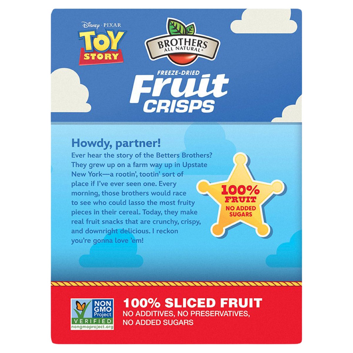 Brothers All Natural Toy Story Freeze Dried Fruit Crisps, 15 CT - Image 1