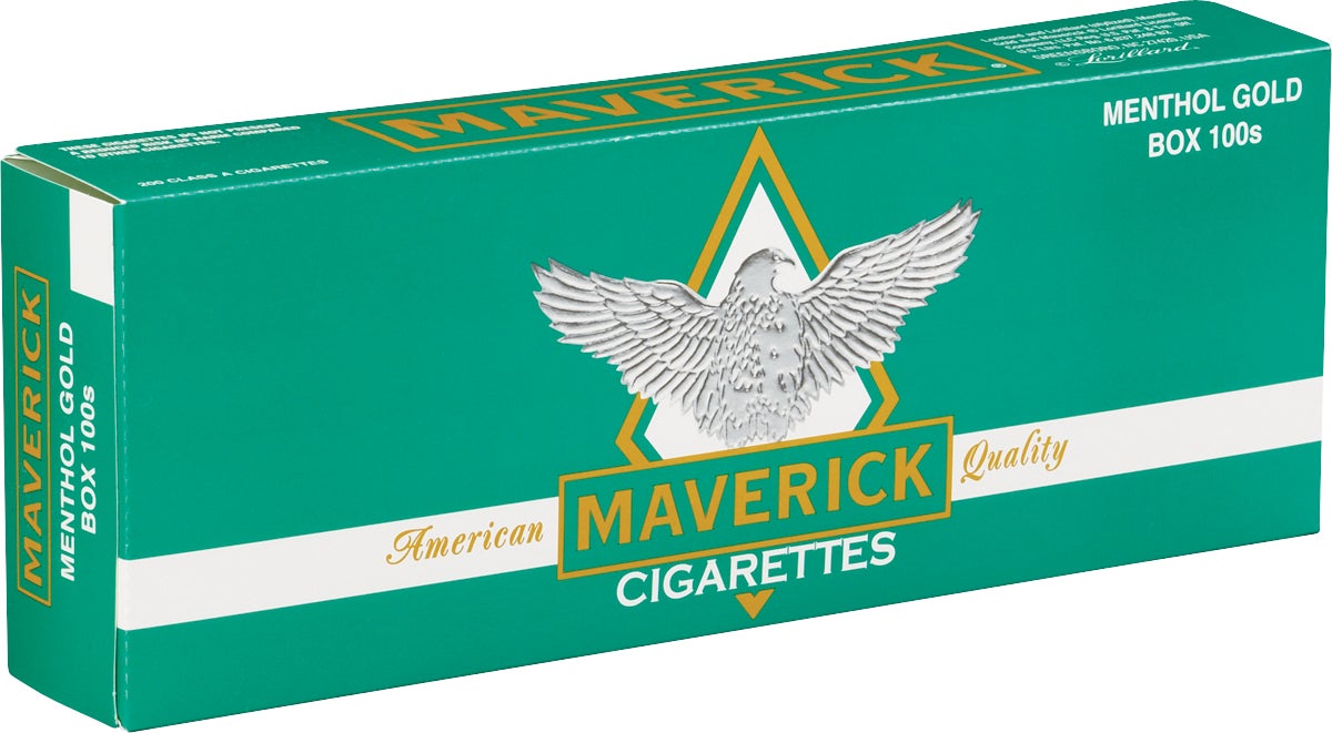 Maverick Menthol Gold Box Cigarettes