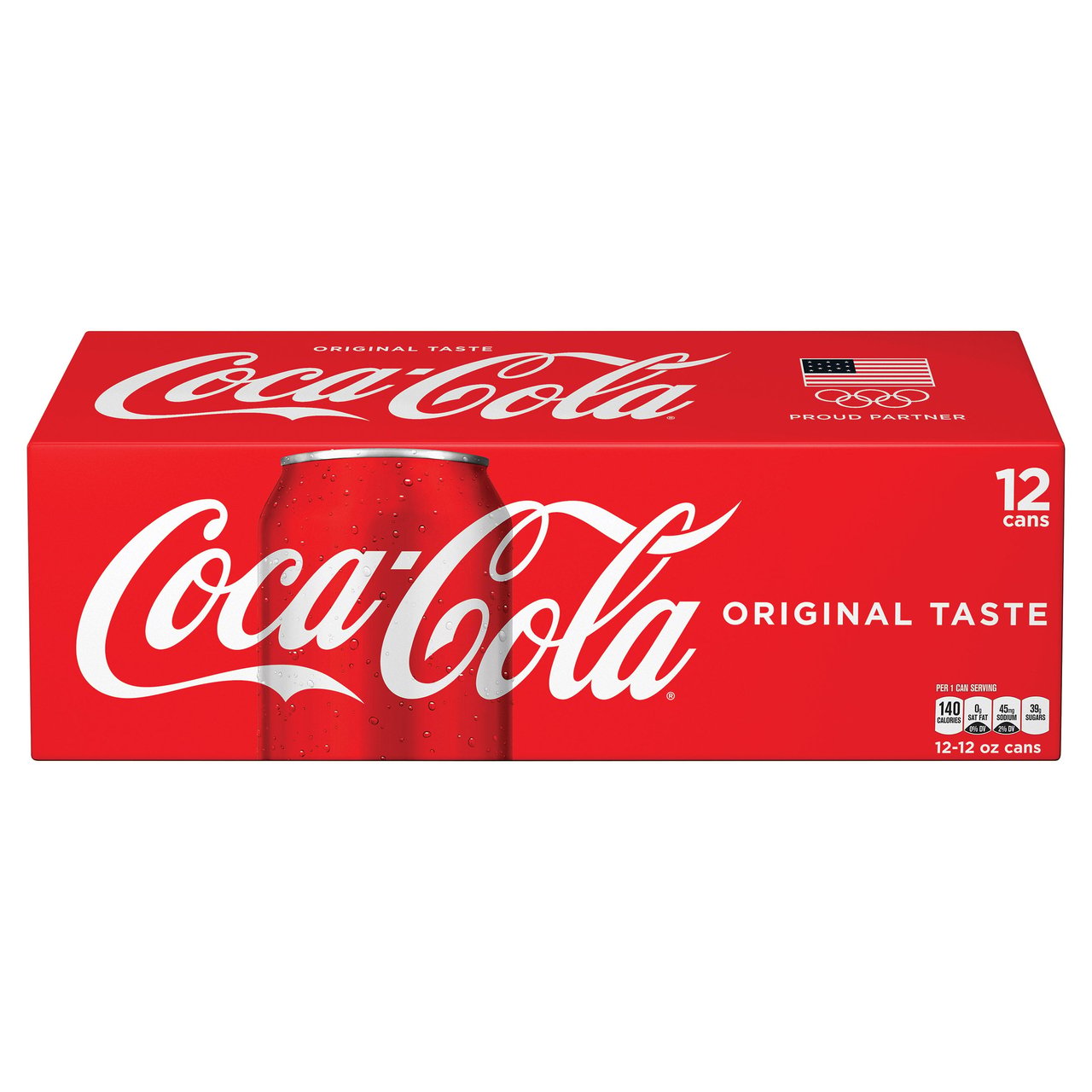 Coca-Cola Original Taste, 12 x 12 oz Cans - Image 1