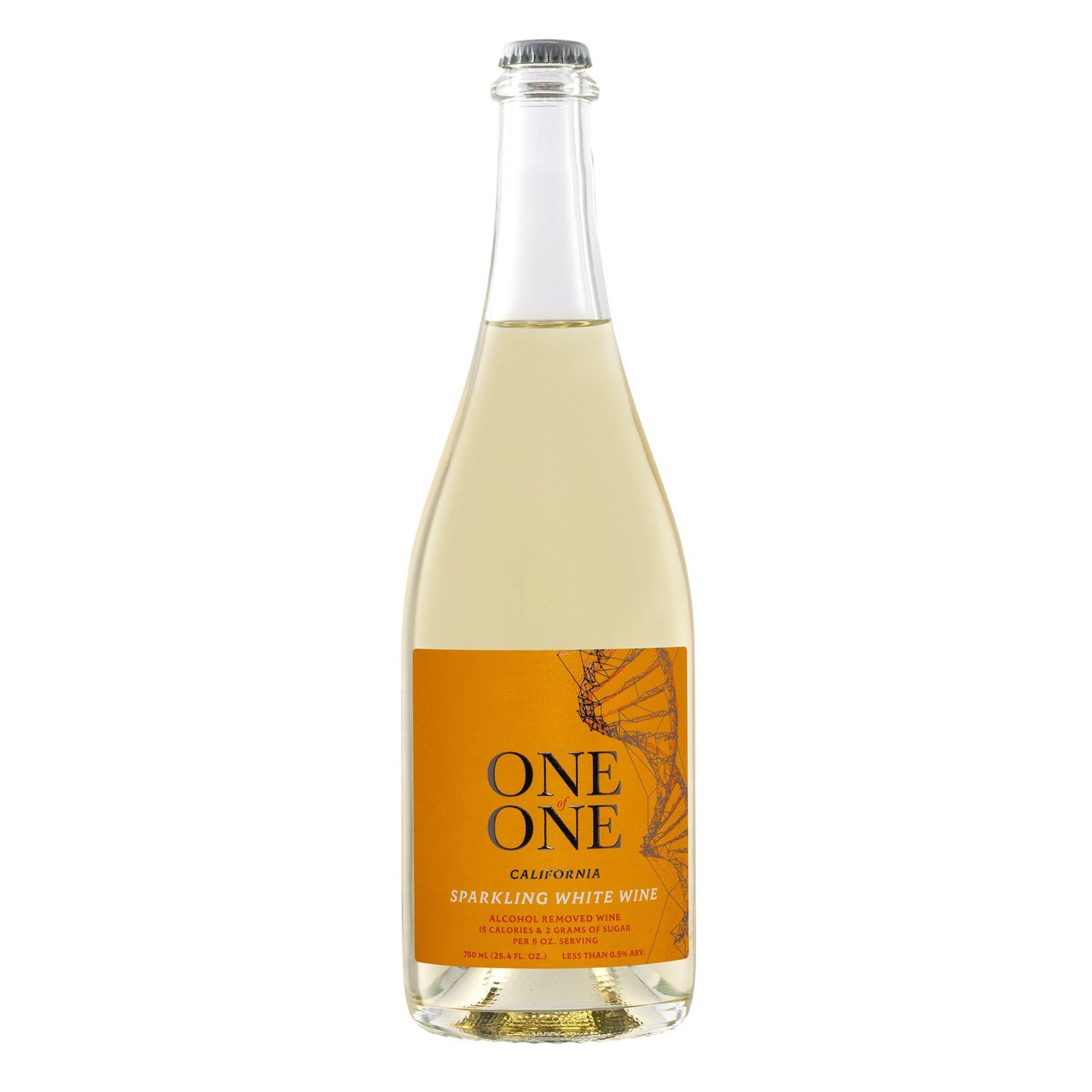 Scotto Cellars One of One Alcohol Removed Sparkling White Wine, California, 750 ML